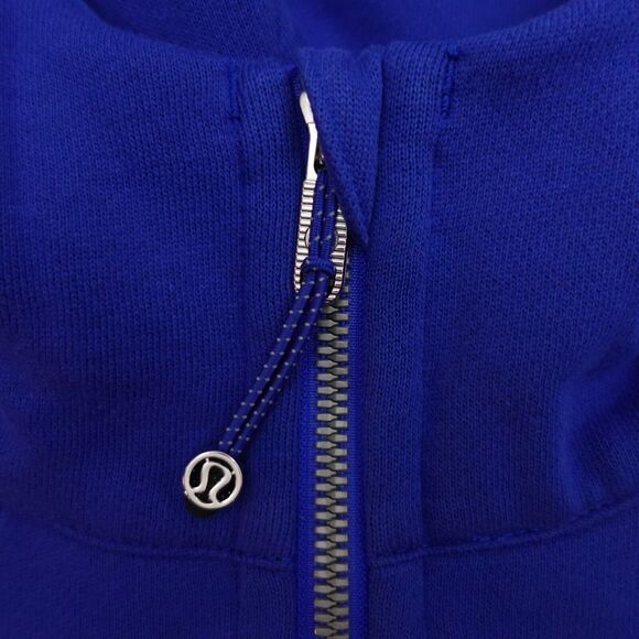 New Lululemon Size XS / S Scuba Oversized Half Zip Hoodie CEBL Cerulean Blue - Picture 9 of 13